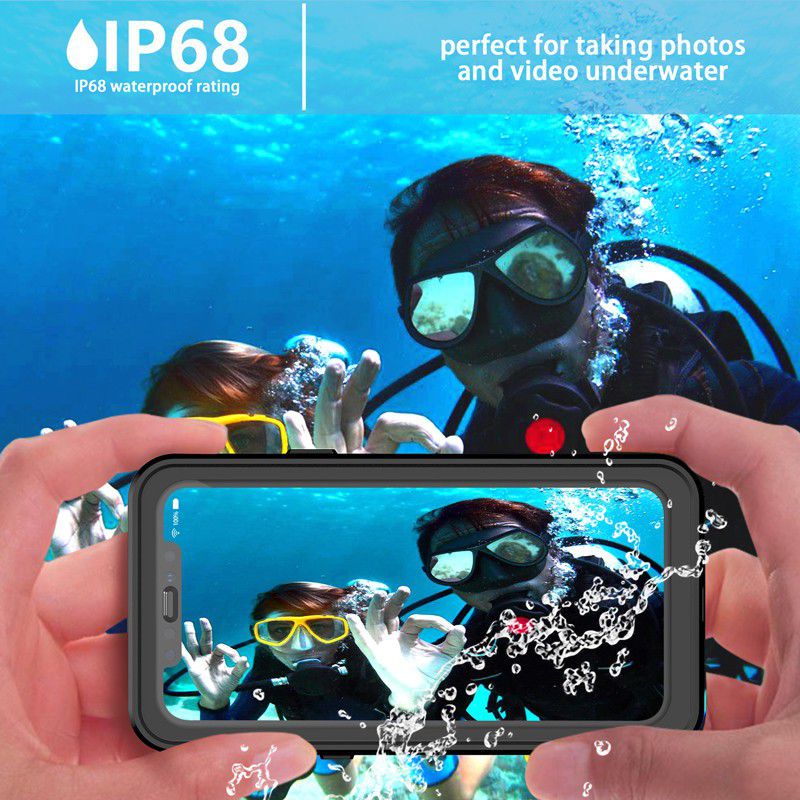Waterproof Case with Built-in Screen Protector for iPhone - Image 2