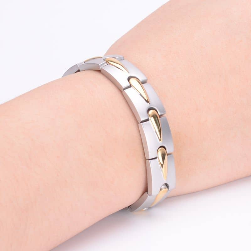 Elegant Magnetic stainless steel health bracelet - Image 2