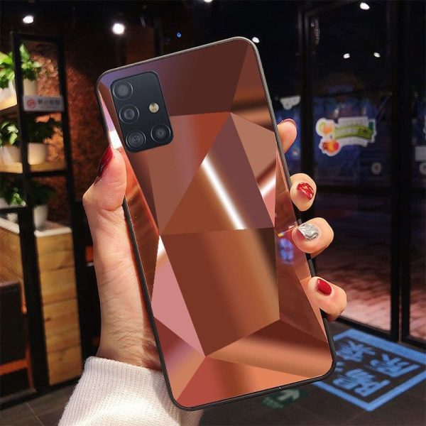 Acrylic Diamond Jello Mirror Samsung Phone Case - Image 2