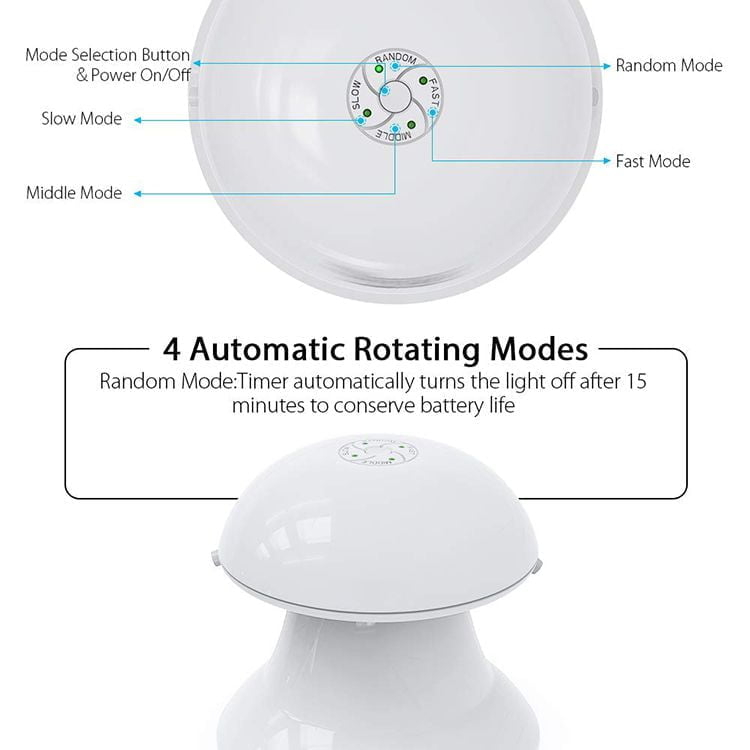 Automatic Rotating Cat Light Toy - Image 4