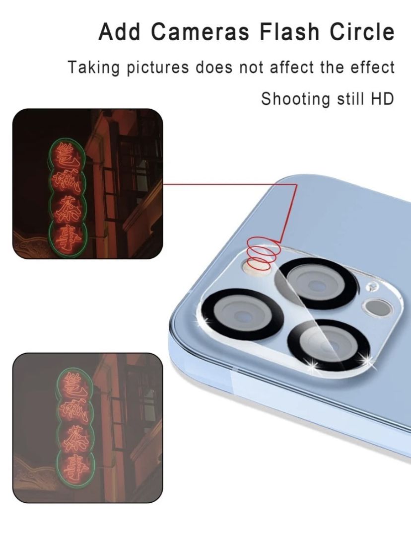 Camera Lens Protector | Tempered Glass | Compatible With iPhone - Image 5