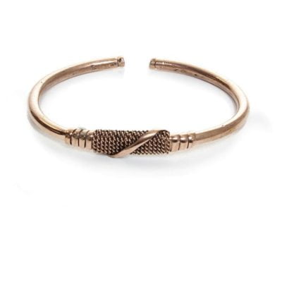 Copper Twist Metal Bracelet