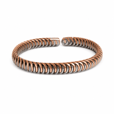 Copper | Stainless Steel Twisted Bracelet