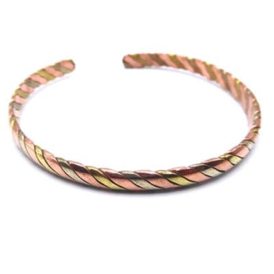 Copper and Brass Bracelet