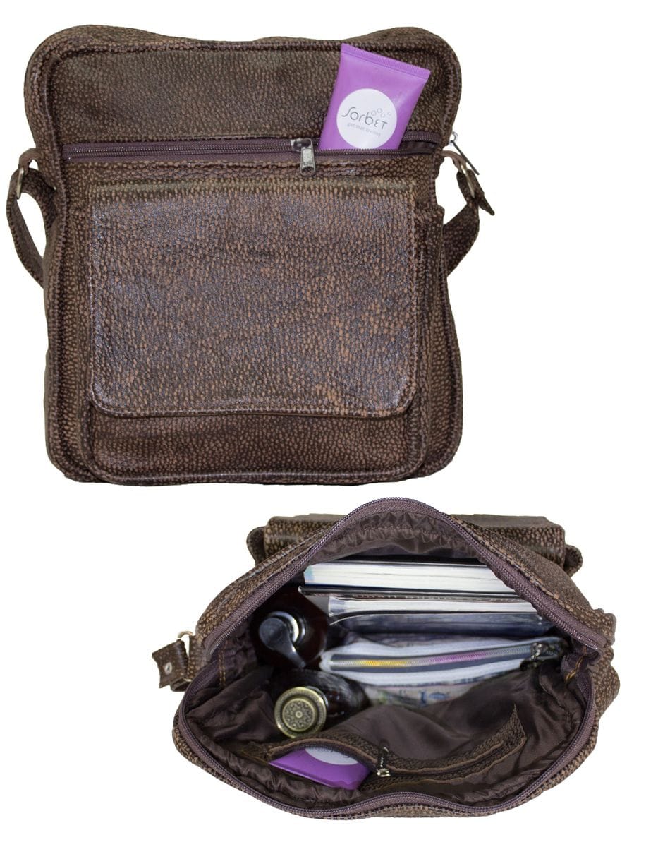 Boho Leather Sling Bag - Image 3