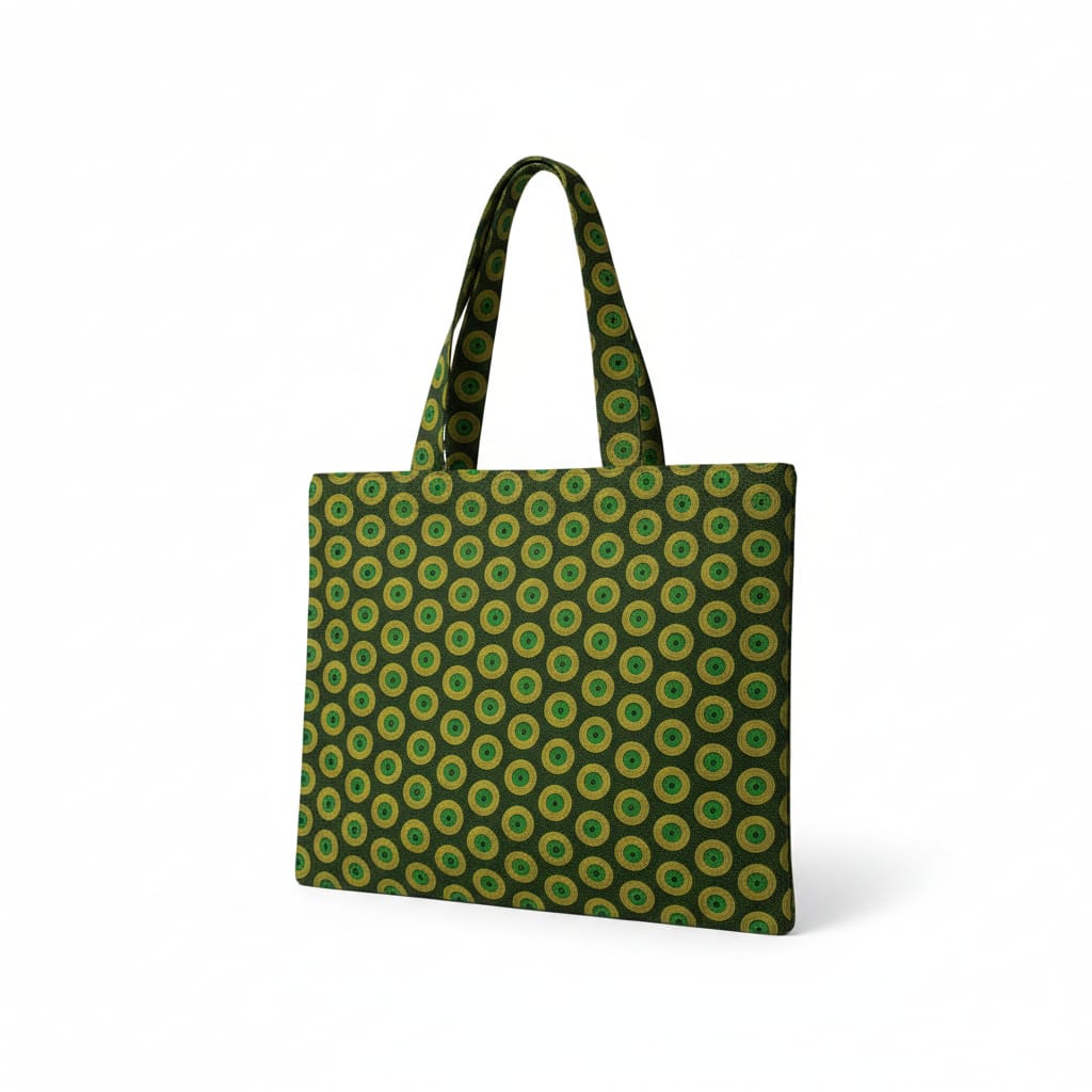 Circle Print Laptop Tote Bag - Image 4